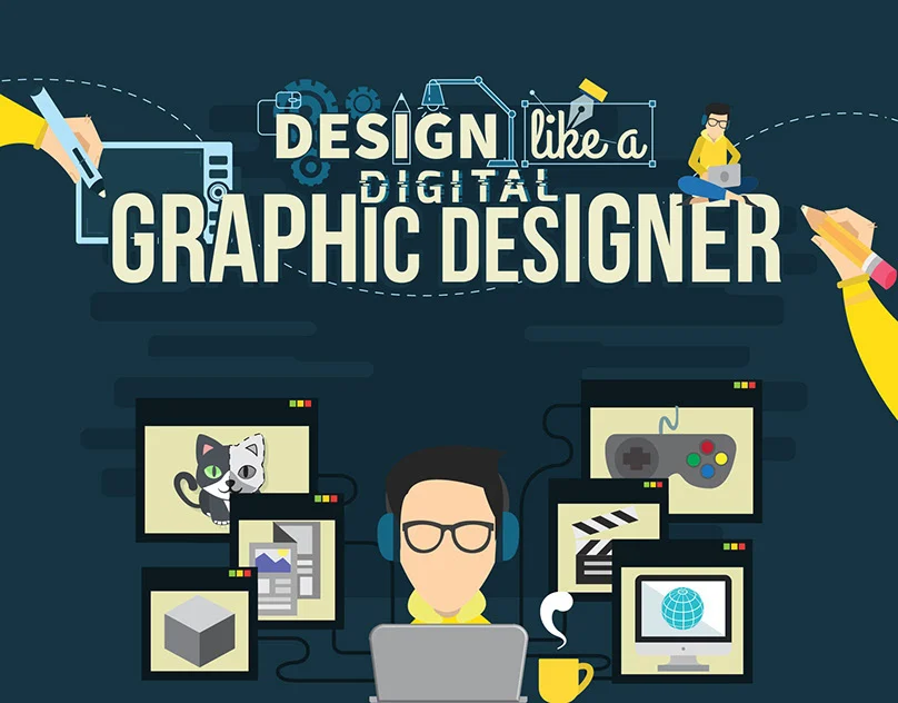 Design Like a Digital Graphic Designer Behance Infograph