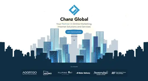 Parallax Landing Page for Chanz Global